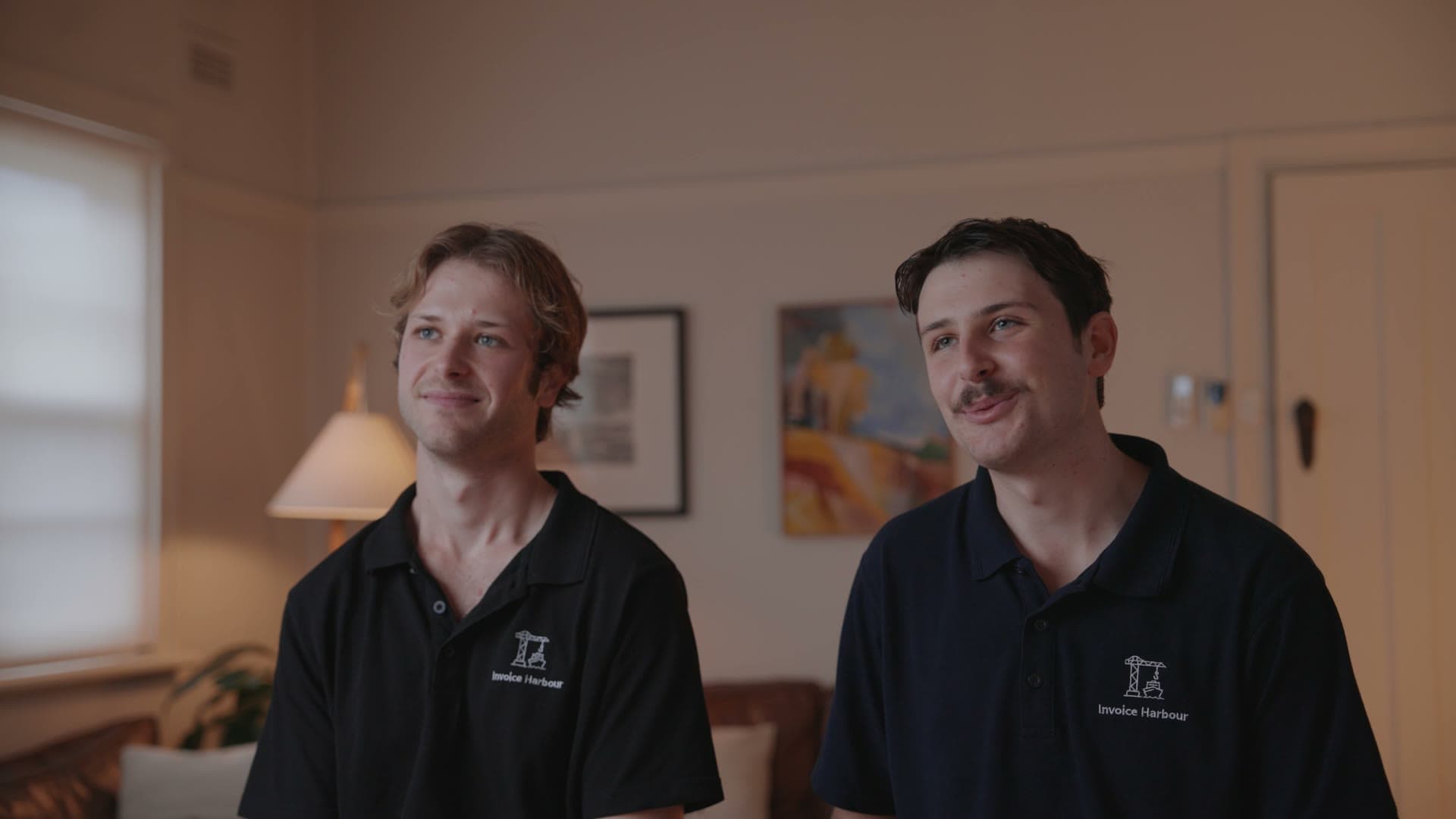 Lachlan and Jeremy Burns, co-founders of Invoice Harbour
